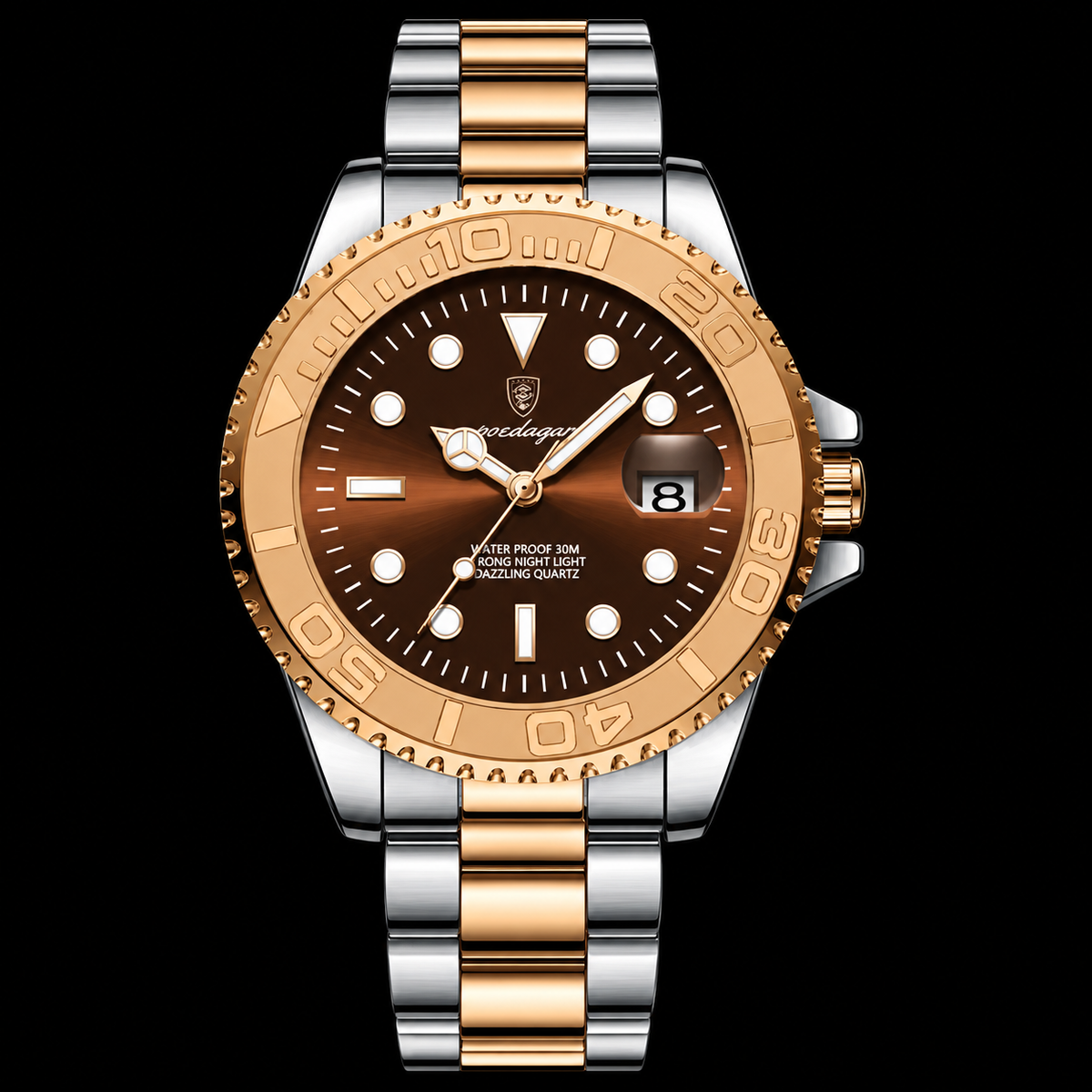 Ceas Imperial Poedagar Submariner Brown Gold