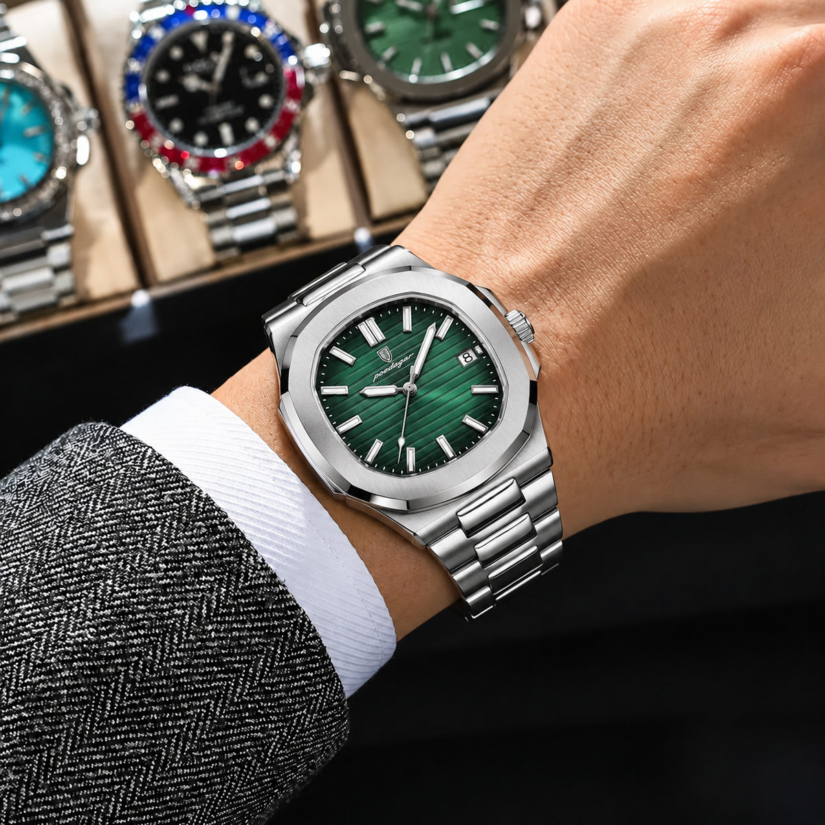 Ceas Imperial Poedagar Nautilus Green