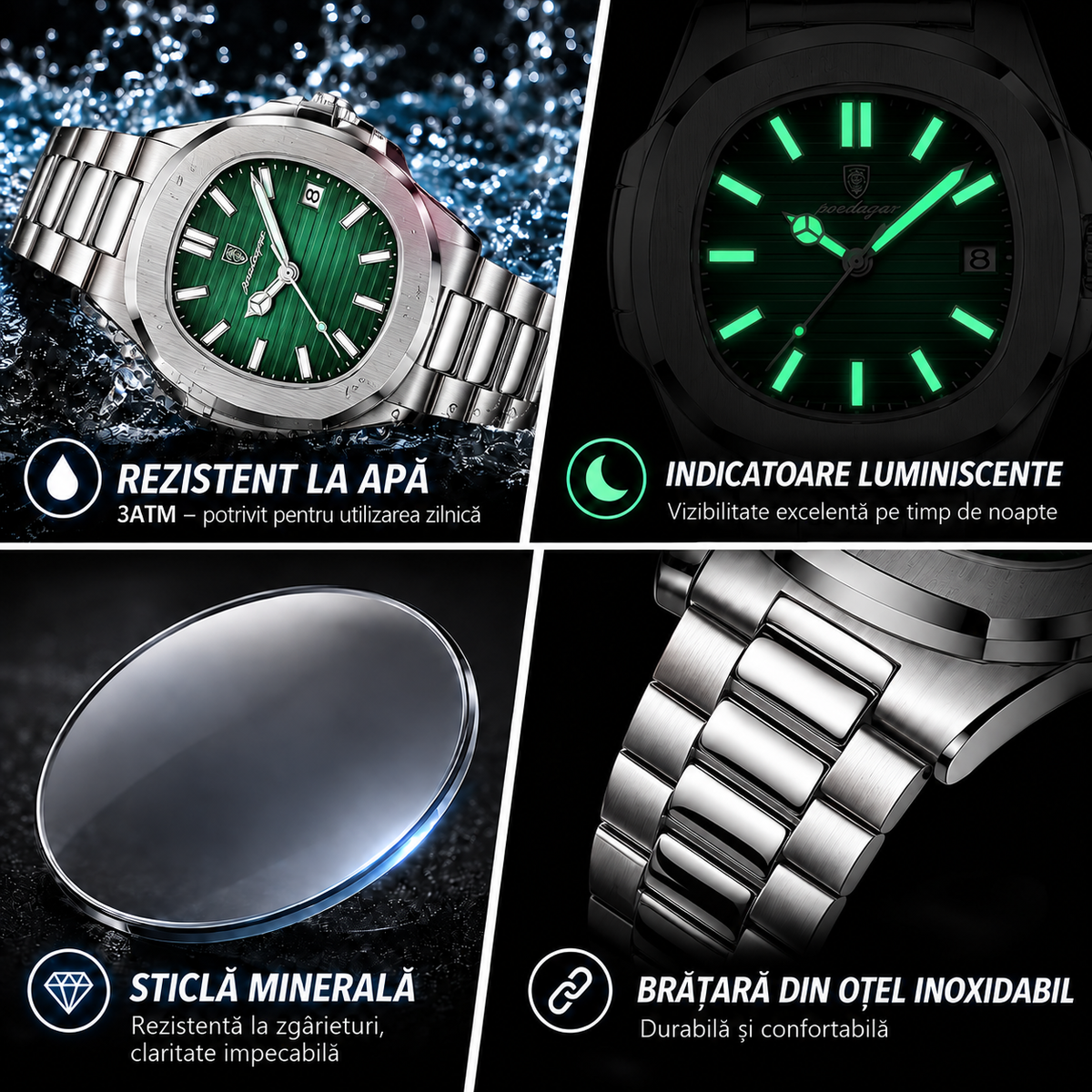 Ceas Imperial Poedagar Nautilus Green