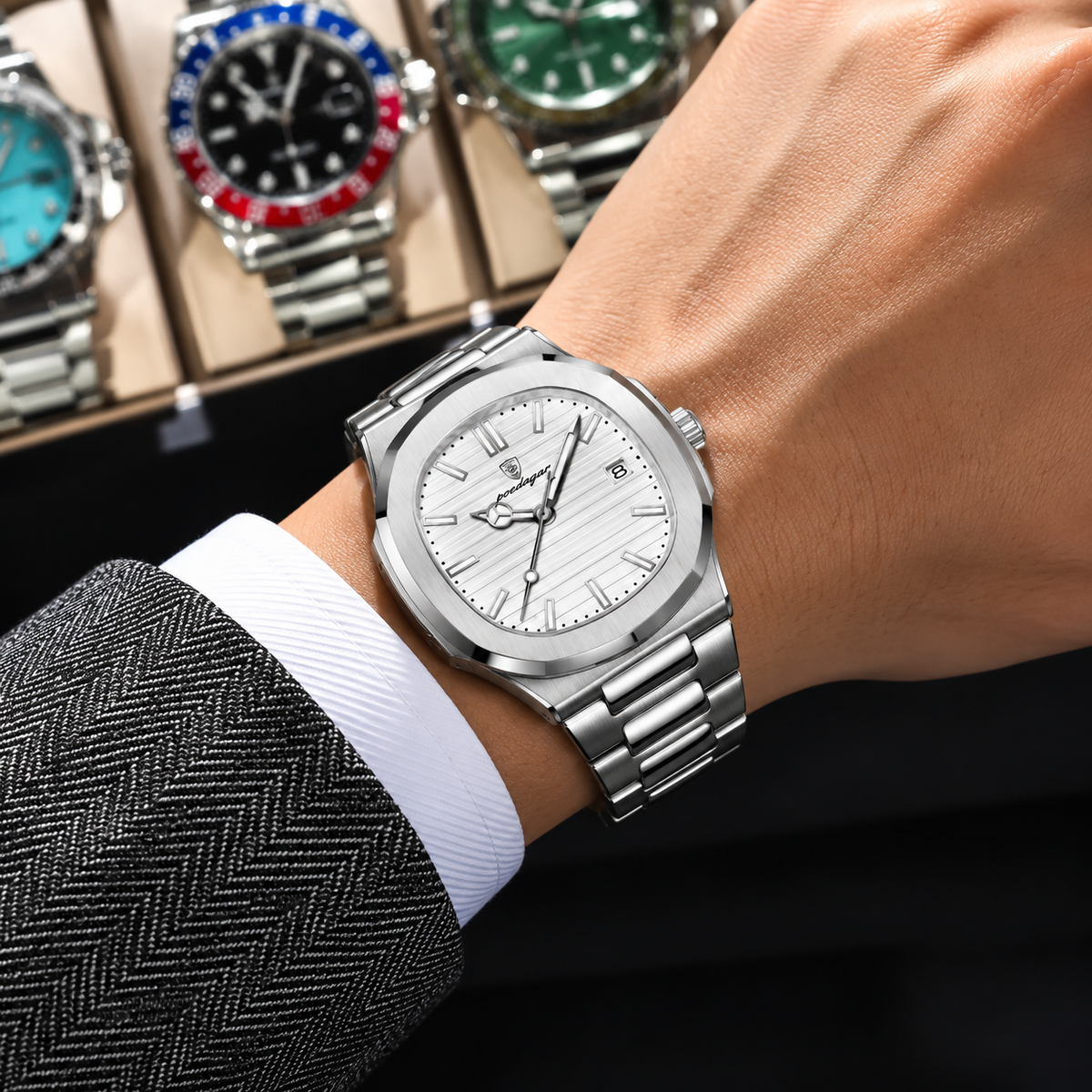 Ceas Imperial Poedagar Nautilus White