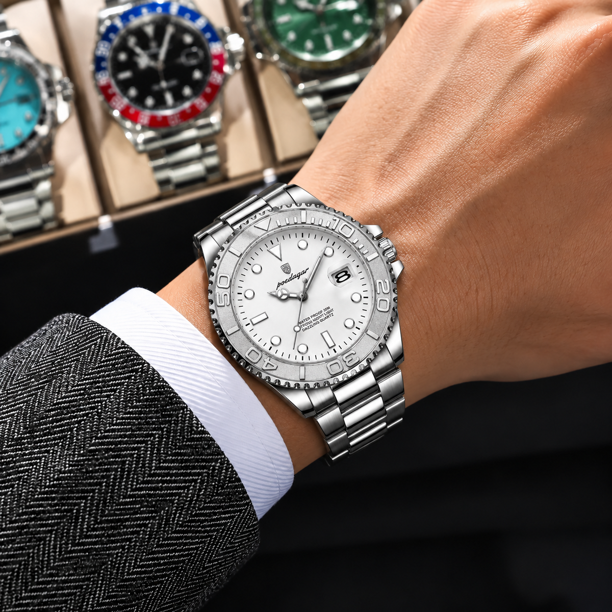 Ceas Imperial Poedagar Submariner White